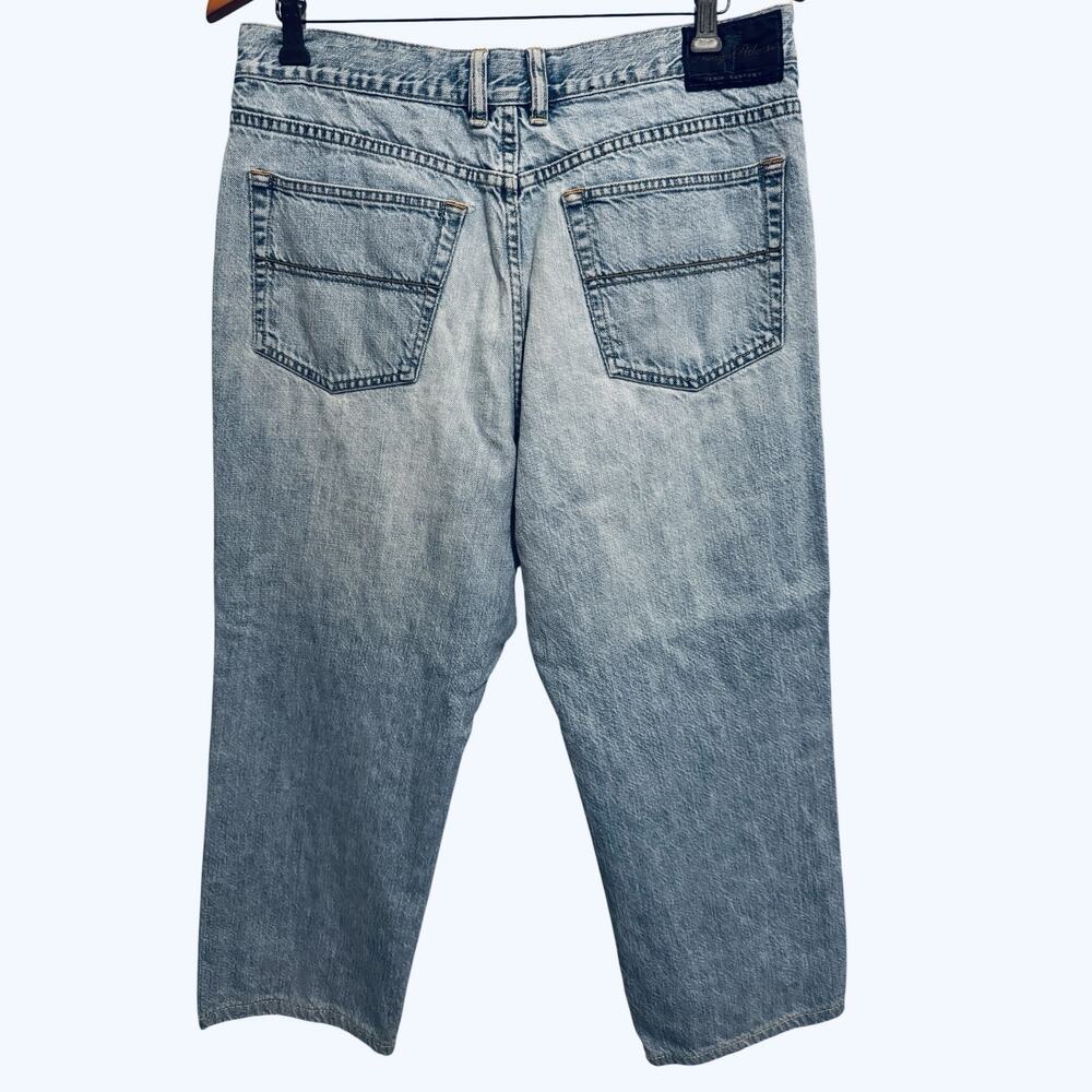 Indigo Palms‎ Size 36 X 32 Women's Jeans Cropped Mid Rise Soft Light Indigo Blue - Picture 3 of 13